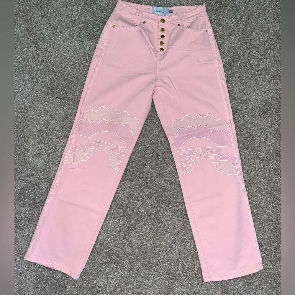 NEW | Size: US 4,  UK 8,  EU 36 | House of Sunny Pink “Day Tripper Jesse” Pants